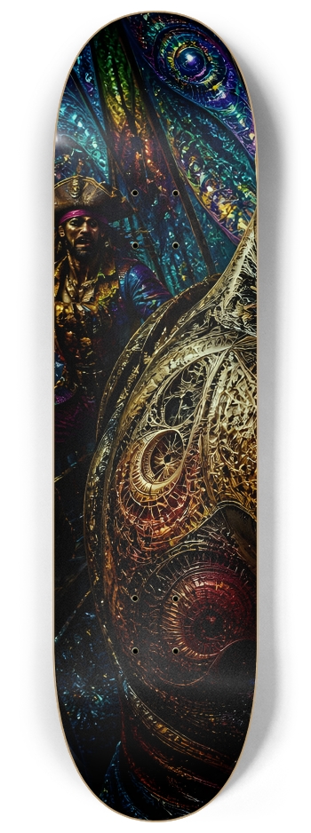Psychedelic Brunette Fractal Pirate #9 #1
