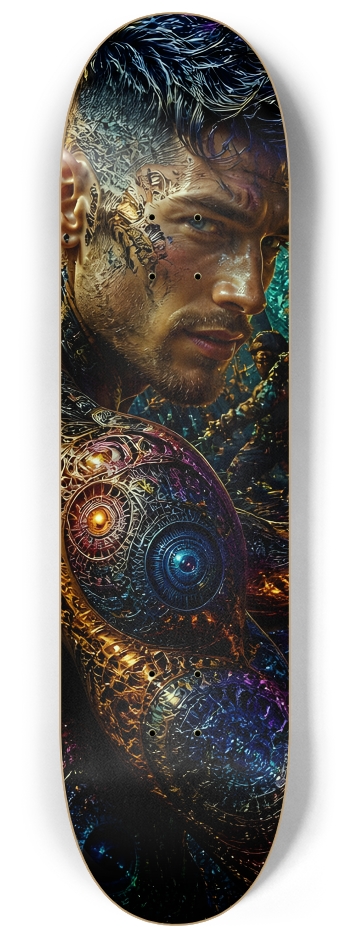 Psychedelic Brunette Fractal Pirate #9 #2