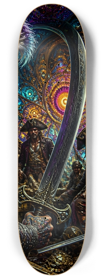 Psychedelic Dirty Blonde Fractal Pirate #25 #3