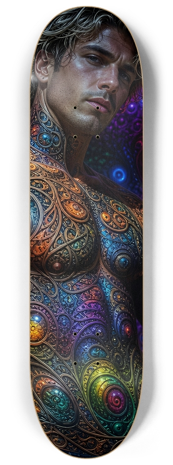 Psychedelic Dirty Blonde Fractal Surfer #3 #2