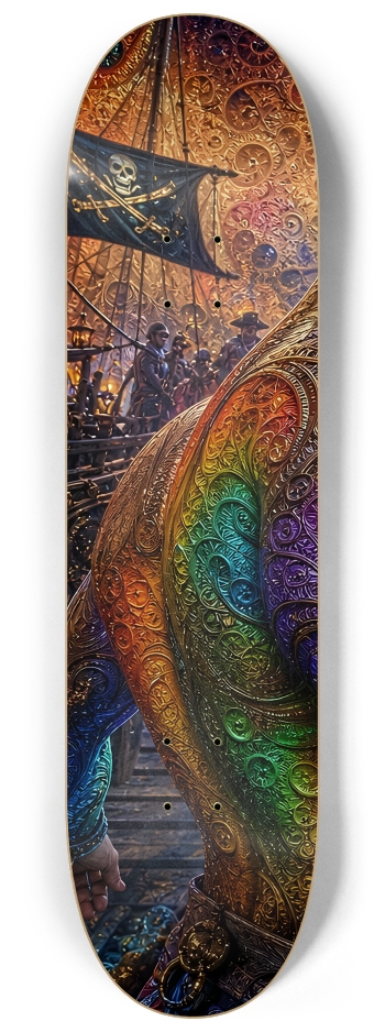 Psychedelic Brunette Fractal Pirate #16 #1