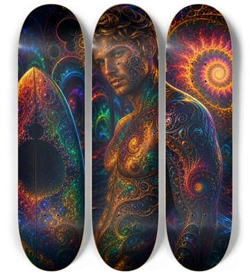 Psychedelic Dirty Blonde Fractal Surfer #9