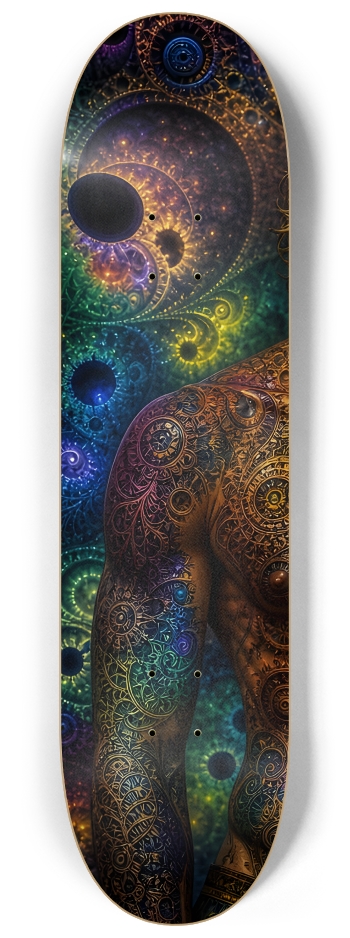 Psychedelic Dirty Blonde Fractal Surfer #22 #1