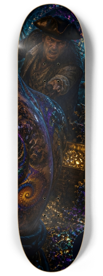 Psychedelic Brunette Fractal Pirate #11 #3