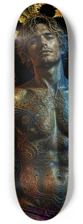 Psychedelic Dirty Blonde Fractal Surfer #14 #2