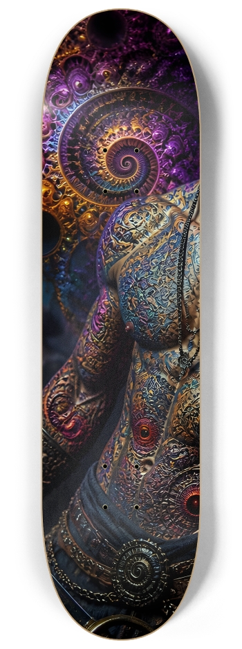 Psychedelic Brunette Fractal Pirate #4 #2