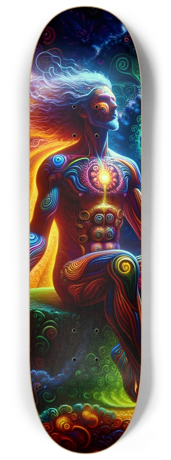 Psychedelic Fractal Native American Man #3 #2