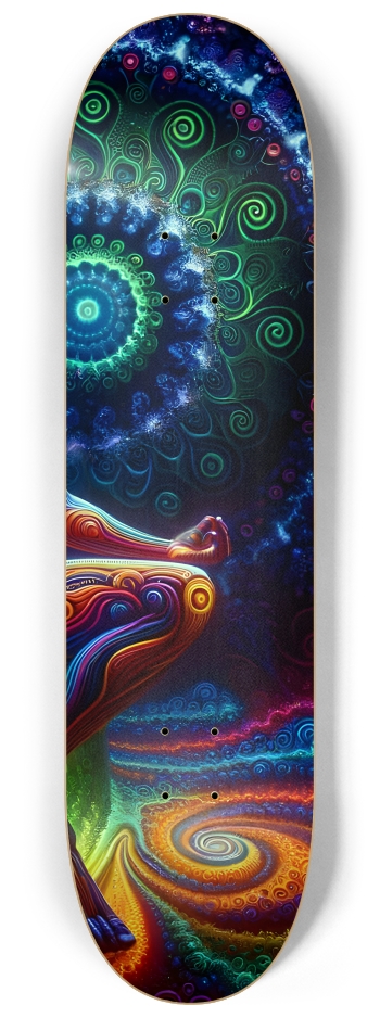 Psychedelic Fractal Native American Man #3 #3