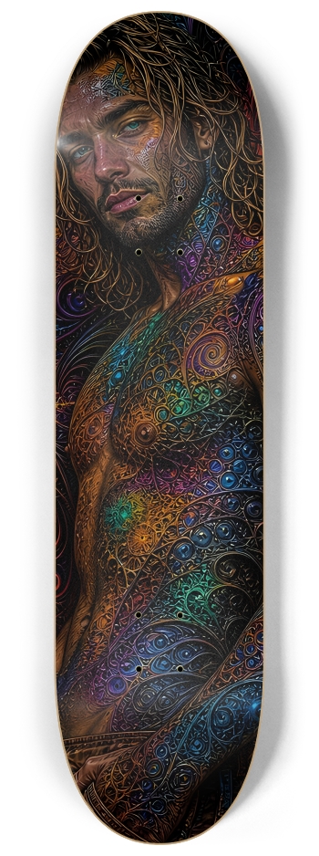 Psychedelic Dirty Blonde Fractal Surfer #5 #2
