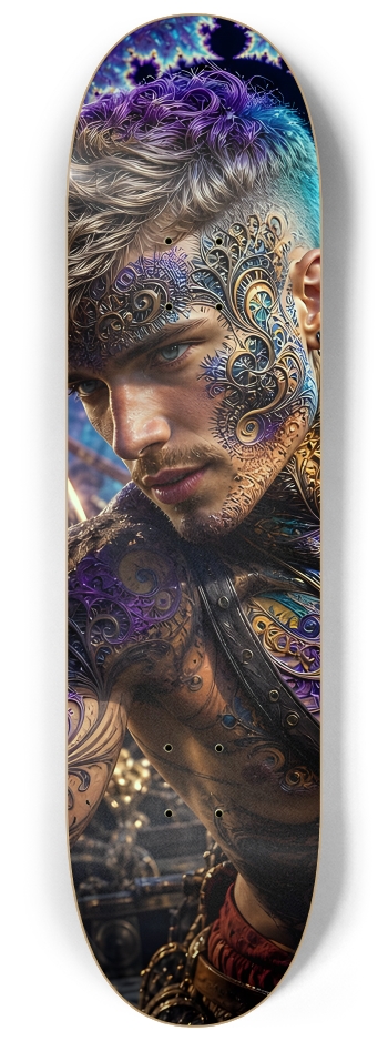 Psychedelic Brunette Fractal Pirate #1 #2