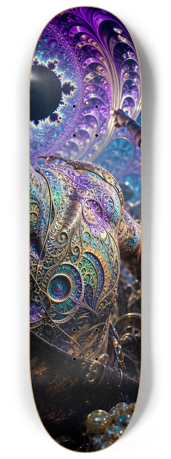Psychedelic Brunette Fractal Pirate #1 #3
