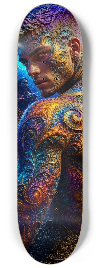Psychedelic Blonde Fractal Pirate #5 #2