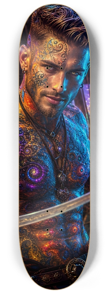 Psychedelic Brunette Fractal Pirate #5 #2