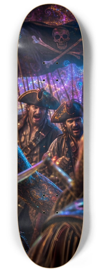 Psychedelic Brunette Fractal Pirate #5 #3