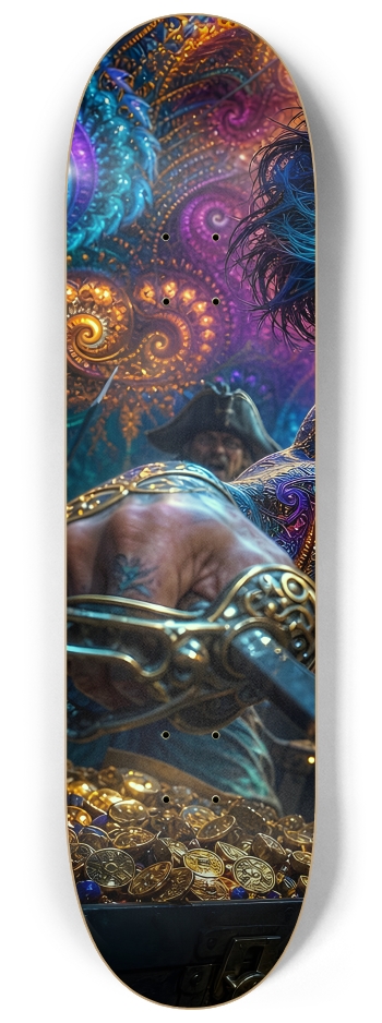 Psychedelic Brunette Fractal Pirate #10 #1