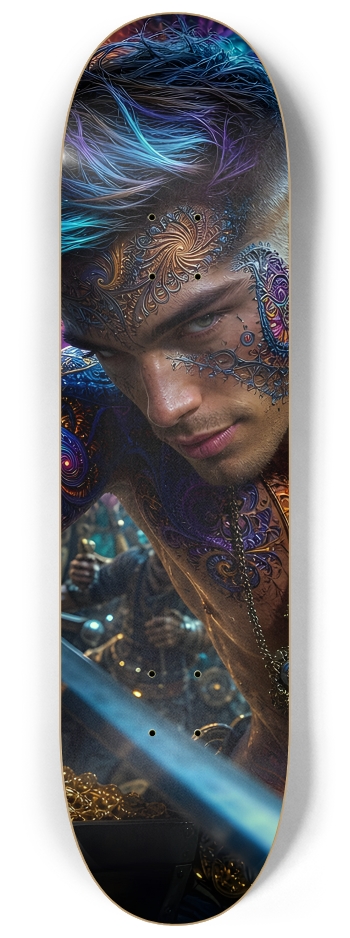 Psychedelic Brunette Fractal Pirate #10 #2