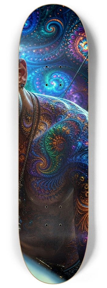 Psychedelic Brunette Fractal Pirate #10 #3