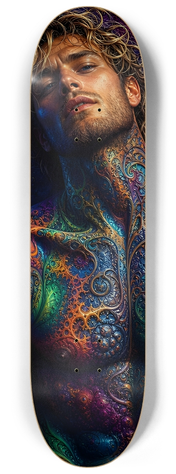Psychedelic Dirty Blonde Fractal Surfer #29 #2