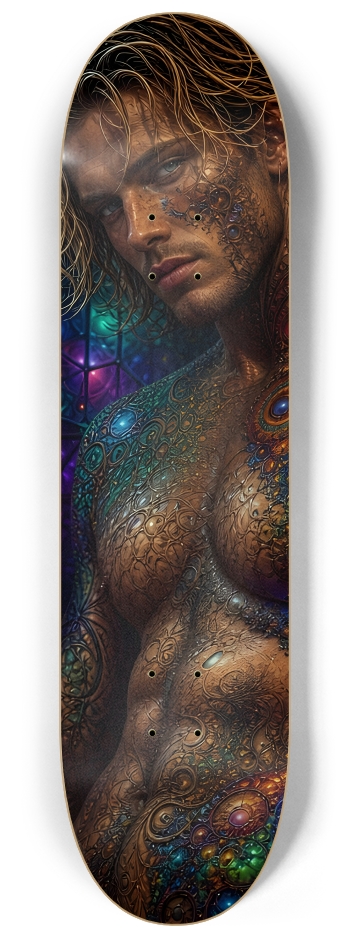 Psychedelic Dirty Blonde Fractal Surfer #2 #2