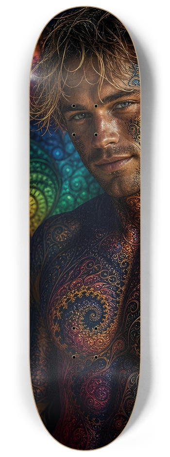 Psychedelic Dirty Blonde Fractal Surfer #28 #2