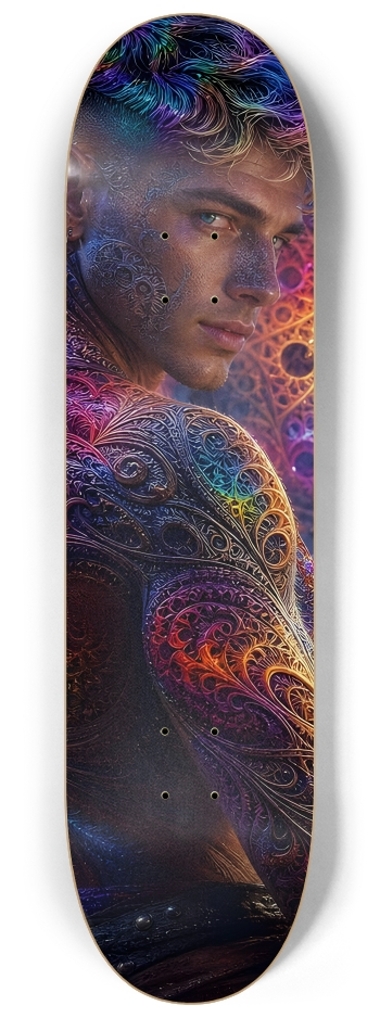 Psychedelic Blonde Fractal Pirate #2 #2