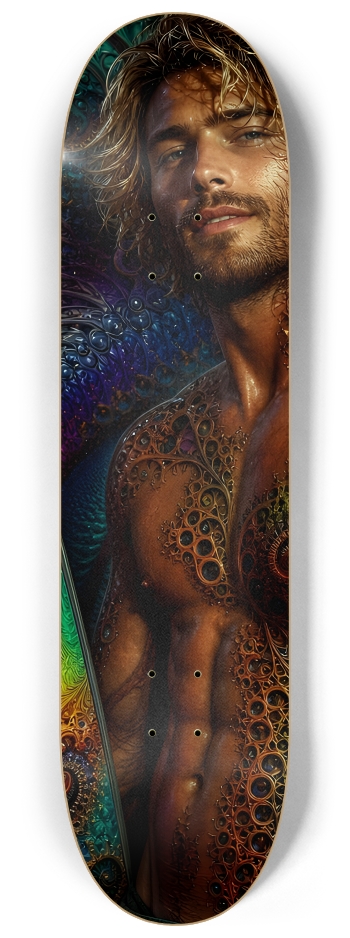 Psychedelic Dirty Blonde Fractal Surfer #19 #2