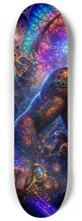 Psychedelic Brunette Fractal Pirate #7 #1