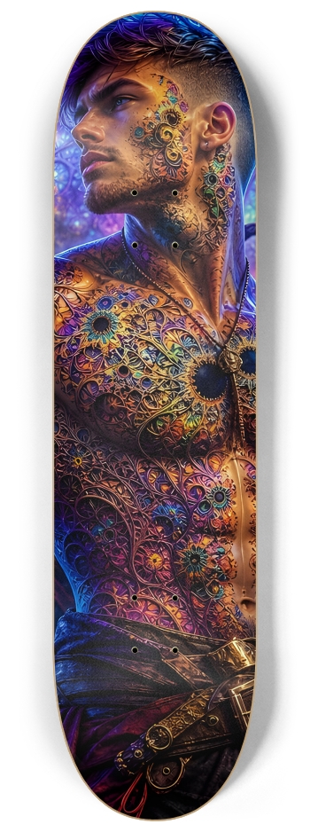 Psychedelic Brunette Fractal Pirate #7 #2