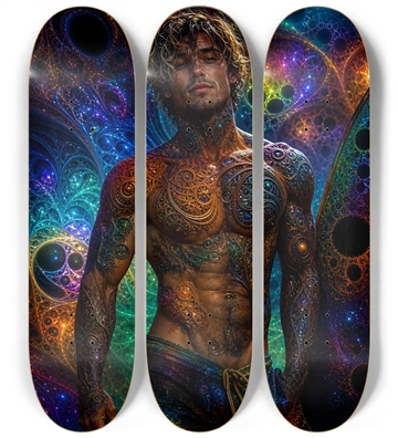 Psychedelic Dirty Blonde Fractal Surfer #24