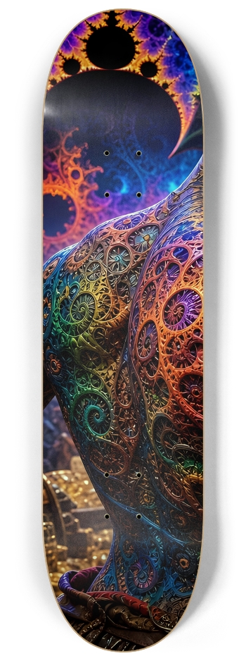 Psychedelic Brunette Fractal Pirate #3 #1
