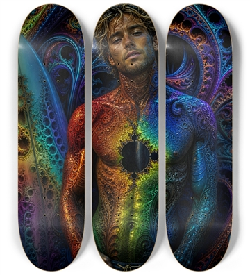 Psychedelic Dirty Blonde Fractal Surfer #18