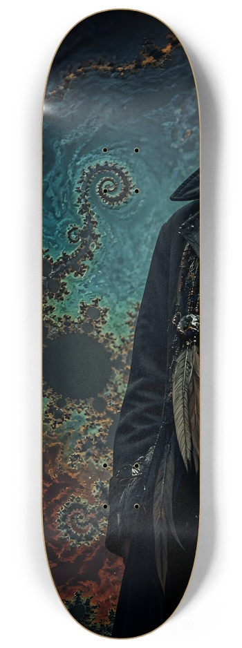 Native American Model + Fractal Backdrop #6 #1