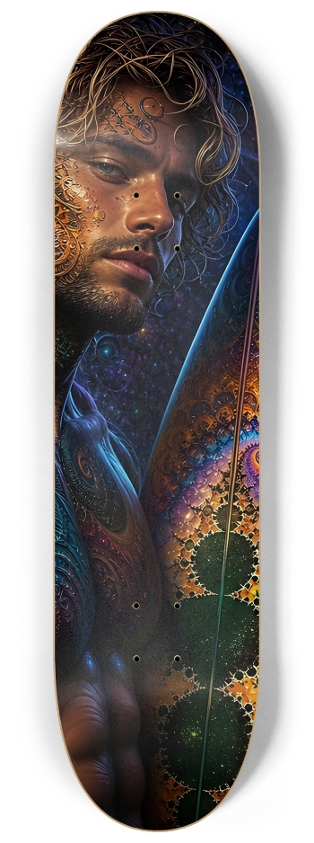 Psychedelic Dirty Blonde Fractal Surfer #30 #3