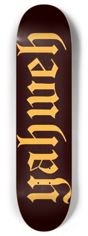 YHWH 8 Inch Skateboard Deck