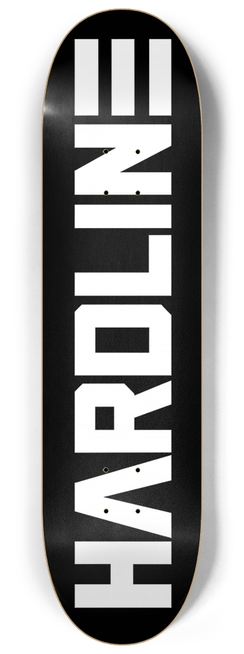 Hardline Orgin- Black 8-1/4 Skateboard Deck