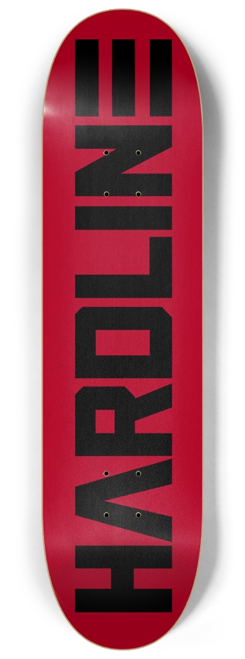 Hardline Orgin - Red 8-1/4 Skateboard Deck