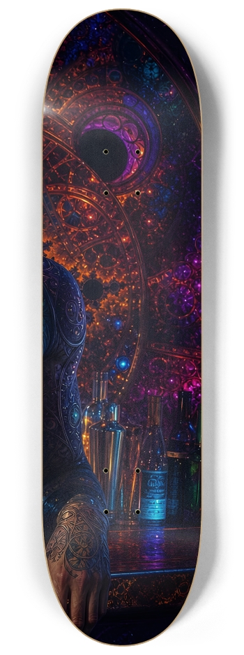 Psychedelic Fractal Dirty Blonde Bartender  #21 #3