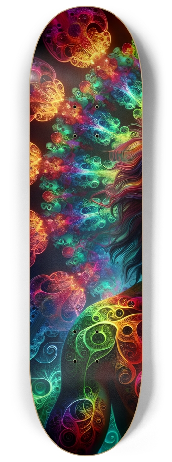 Psychedelic Fractal Native American Man #10 #1