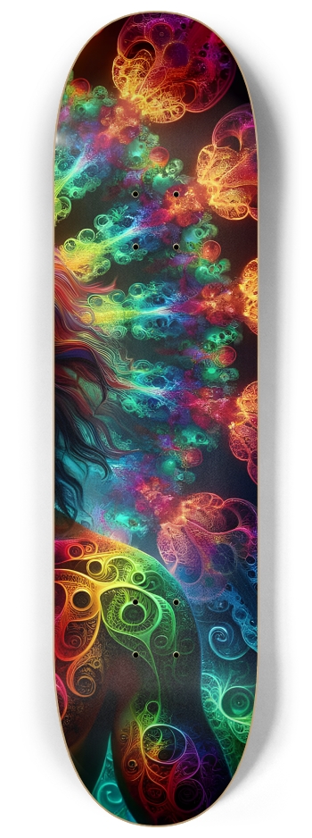 Psychedelic Fractal Native American Man #10 #3