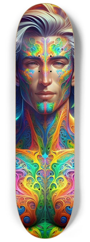 Psychedelic Fractal Native American Man #7 #2
