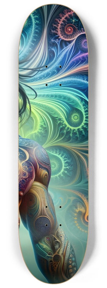 Psychedelic Fractal Native American Man #15 #3