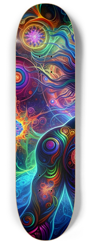 Psychedelic Fractal Native American Man #8 #1
