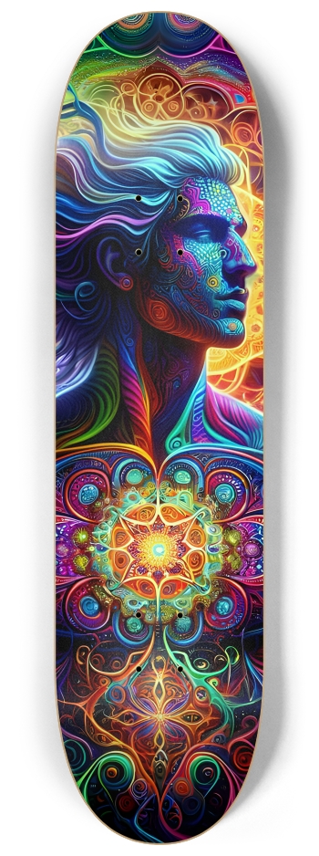 Psychedelic Fractal Native American Man #8 #2
