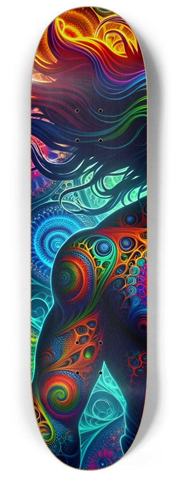 Psychedelic Fractal Native American Man #6 #1
