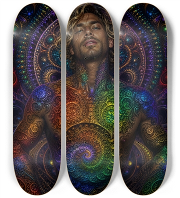 Psychedelic Fractal Dirty Blonde Bartender #11