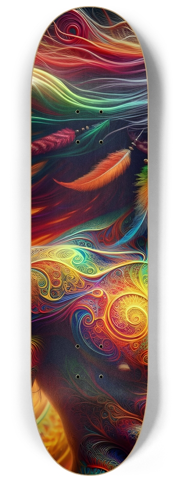 Psychedelic Fractal Native American Man #9 #2