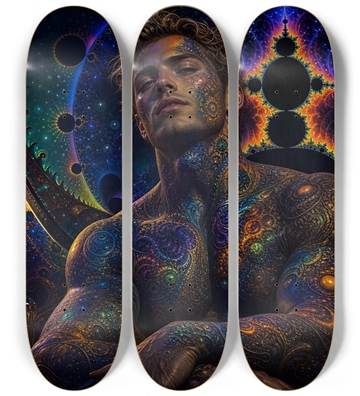 Psychedelic Fractal Dirty Blonde Bartender #3