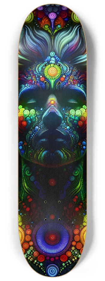Psychedelic Fractal Native American Man #17 #2