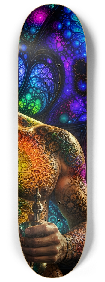 Psychedelic Fractal Dirty Blonde Bartender  #20 #3