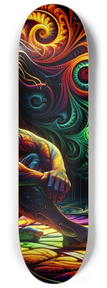 Psychedelic Fractal Native American Man #16 #2